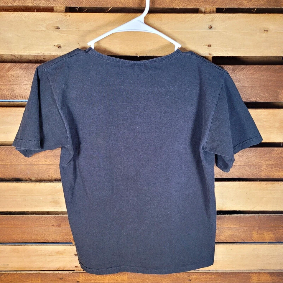 Camiseta negra de motociclista de algodón para mujer talla S - estilo para mujer Foto 2 de 4