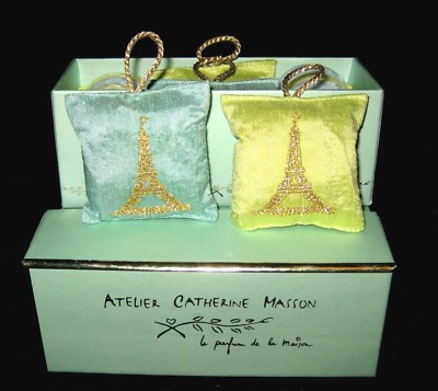 Atelier Catherine Masson Haute Couture Paris Eiffel Tower Sachet & Perfumed Soap