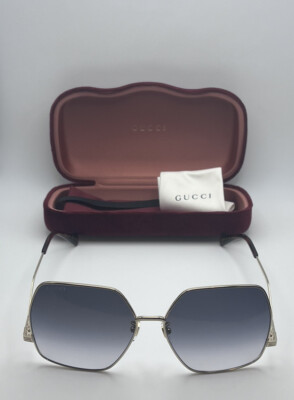 NEW Gucci Square Sunglasses Women display picture 2