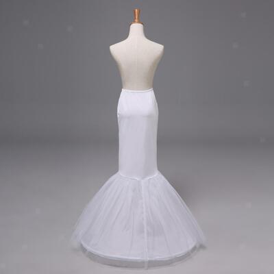 1-Reifen Ballkleid Meerjungfrau Trompete Reifrock Petticoat Dame Hochzeit Rock