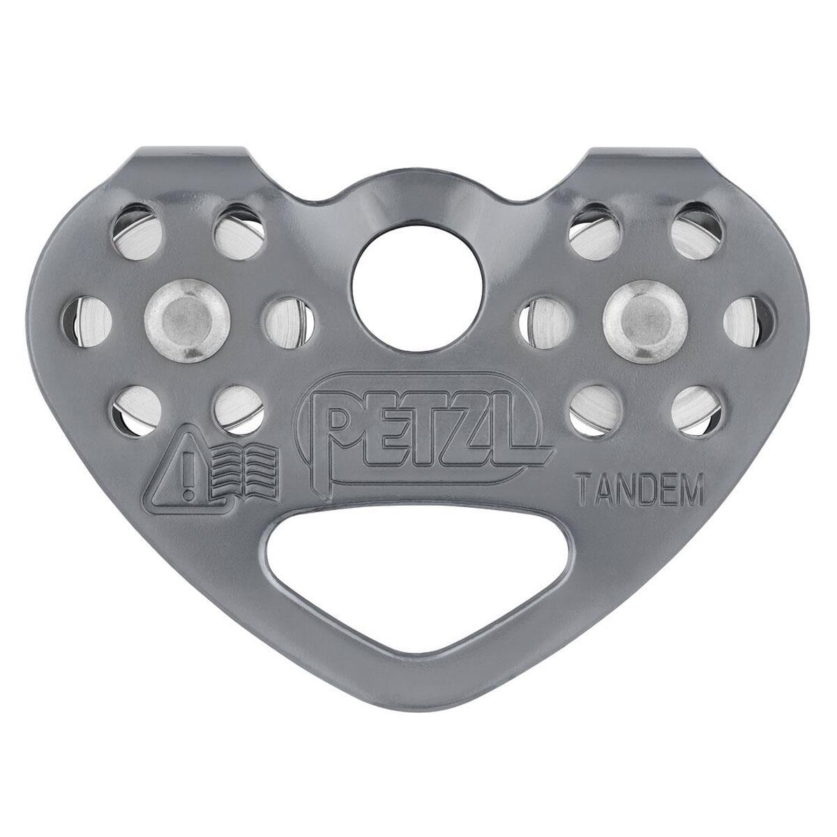 Polea doble velocidad tándem Petzl - poleas de acero inoxidable - diámetro de cuerda 13mm Max