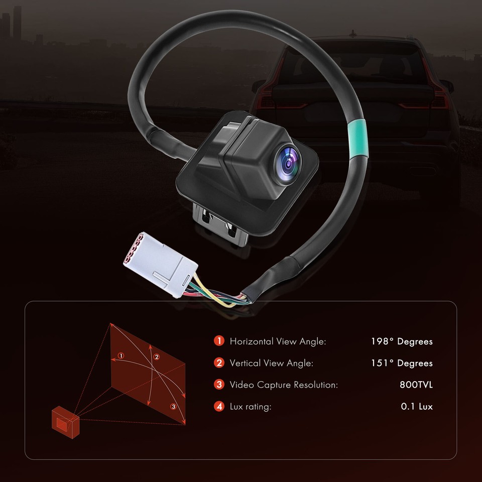 Rear View Back Up Park Assist Camera for GMC Acadia 20172019 with