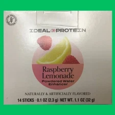 Ideal Protein Raspberry Lemonade Powdered Water Enhancer - 14 packets