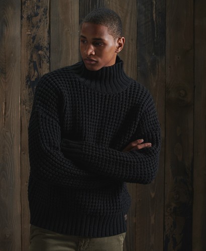 Superdry Mens Petersen Roll Neck Jumper 
