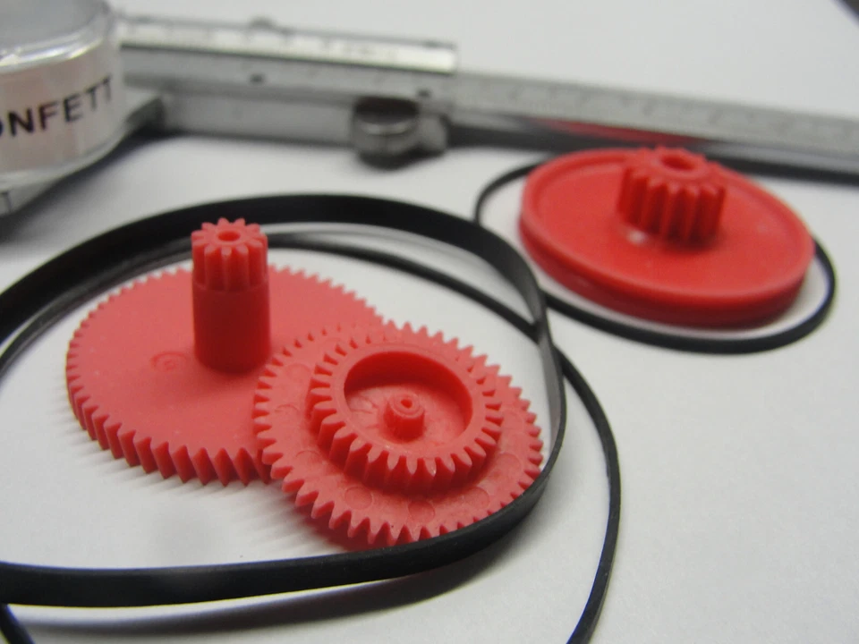 Für GRUNDIG CF7300 CF7200 CF7100 CF30 CF20 Reparatursatz Riemen und Zahnräder - image 2 of 4