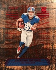 2016 Panini Clear Vision STERLING SHEPARD Red #D /49 Rookie RC #145 NY Giants