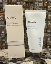 Ahava Time To Clear Purifying Mud Mask 3.4fl.oz./100ml New & Sealed EXP 03/2027