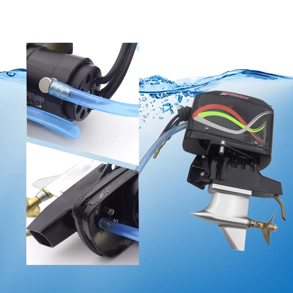 for P1 F1 Racing RC Boat RC Boat Thruster Outboard Gear Drive Engine Motor  - Image 2 of 4