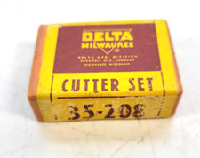 DELTA Moulding Cutterhead Knife Set 35-208 New Old Stock