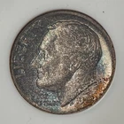 1952 10c Silver Roosevelt Dime - Deep Colorful Toning - Fatty NGC MS 67 - S281