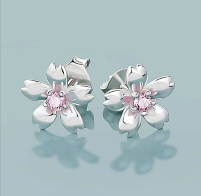 Orecchini Donna In Argento 925 Con Opale – Cinque Petali Di Fiore, Gioiello Elegante Con Pietra Preziosa, Regalo In Confezione Regalo