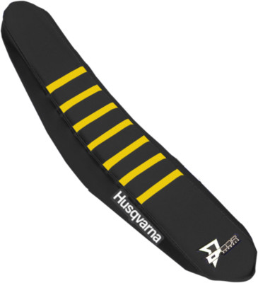 D'COR VISUALS Seat Cover - Black/Yellow - TC/FC '15 30-70-411