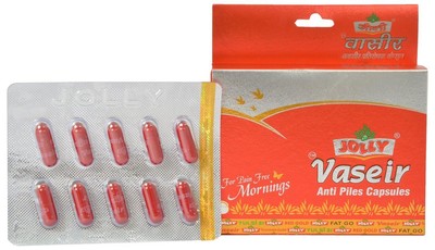 Jolly Pharma Vasser Anti Haufen Kapseln, 10 Kapseln Jedes Set Von 3