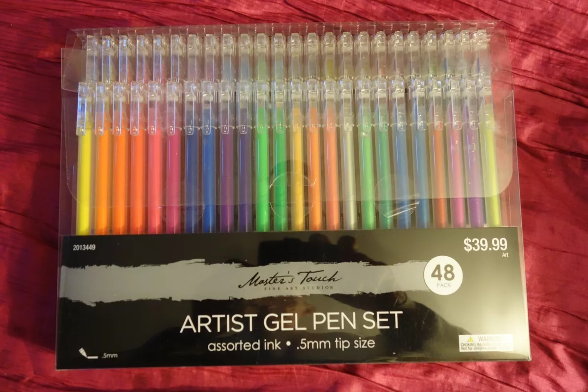 Master's Touch Artist Gel Pen Set 48 Pens