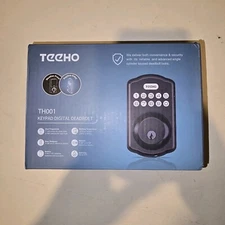 TEEHO TH001 Keyless Entry Door Lock with Keypad - Smart Deadbolt Lock for Front