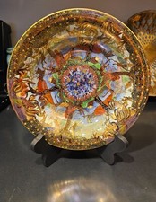 Wedgwood Fairyland Lustre LILY TRAY Jumping Faun Flight of Birds 9 inch Z4968