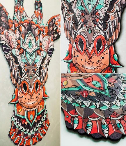 Animal Wooden Jigsaw Puzzles for Kids (12+ Years) Adult, Teens, Family; Anima... - Picture 7 of 7