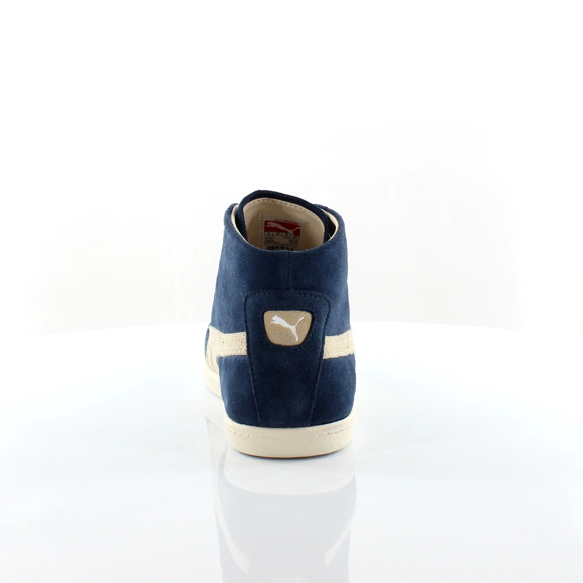 Puma Glyde Mid Blue Suede Leather Mens Trainers 355073 08 eBay