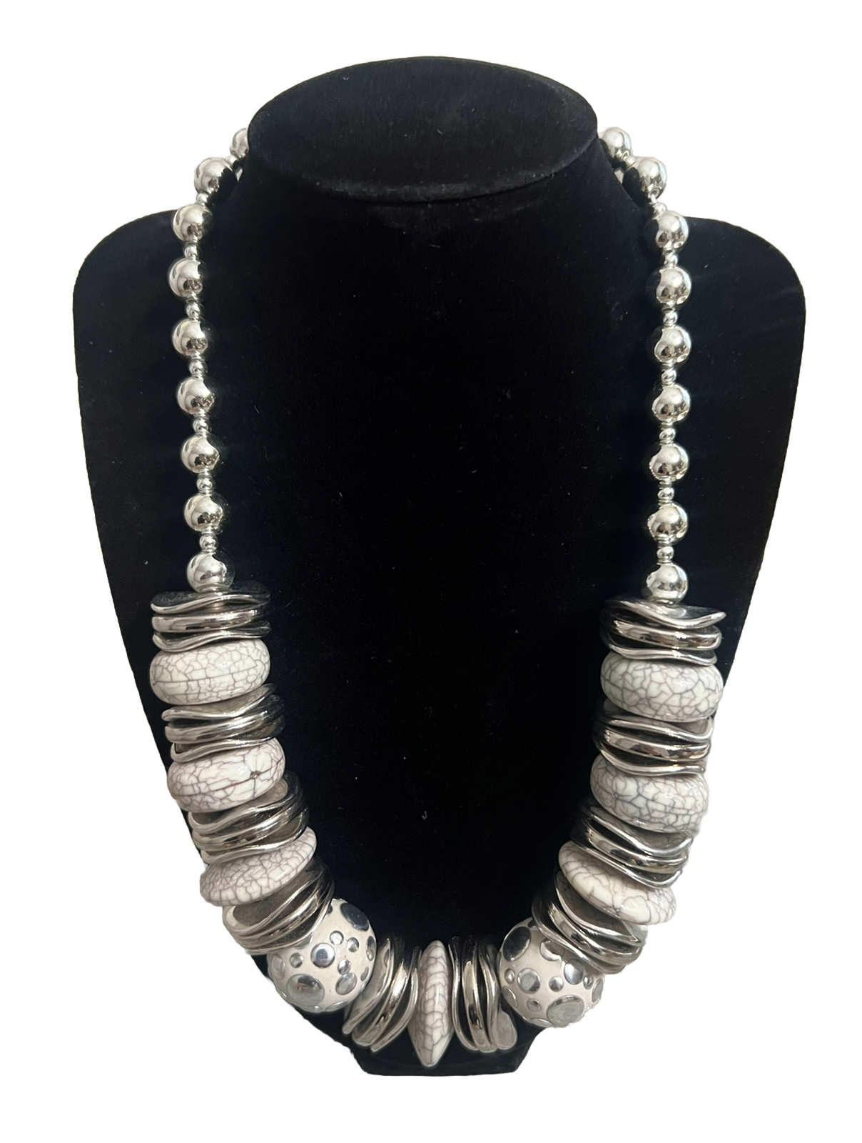 Vintage Statement Art Piece Necklace - image 1