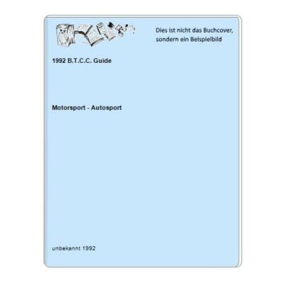 1992 B.T.C.C. Guide