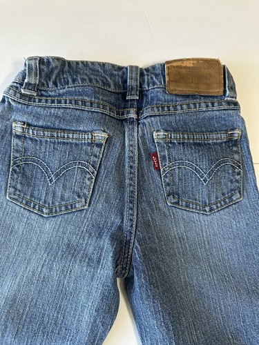 Levi's Bootcut Denim Jeans w/ Adjustable Waist - Little Girls Size 4 reg - Picture 4 of 6