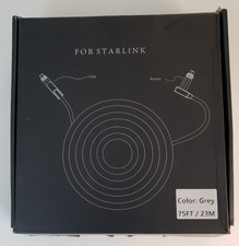 75FT Starlink Compatible Replacement Cable   Grey Router to Dish Extension   23M