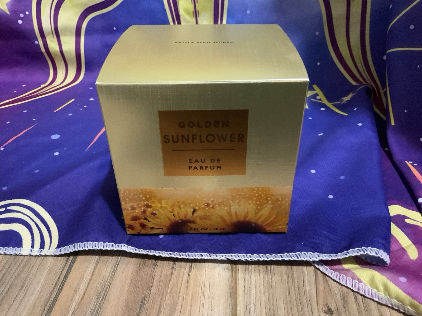 Bath & Body Works GOLDEN SUNFLOWER Perfume Eau De Parfum 1.7oz NIB. Discontinued