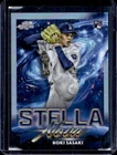 2025 Topps Cosmic Chrome Roki Sasaki Stella Nova SP Rookie RC #SN-12 Dodgers