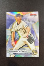 2025 Bowman's Best - Top Prospects Jacob Misiorowski #TP-12 Aqua Refractor /199