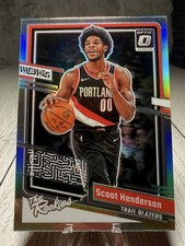 SCOOT HENDERSON | 2023-24 Donruss Optic The Rookies Holo #3 Trail Blazers 