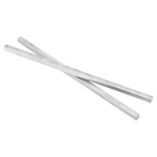 2Pcs Steel Bar 3/8" x 3/8" x 12" Square Steel Key Stock Cold-Drawn Steel Bars