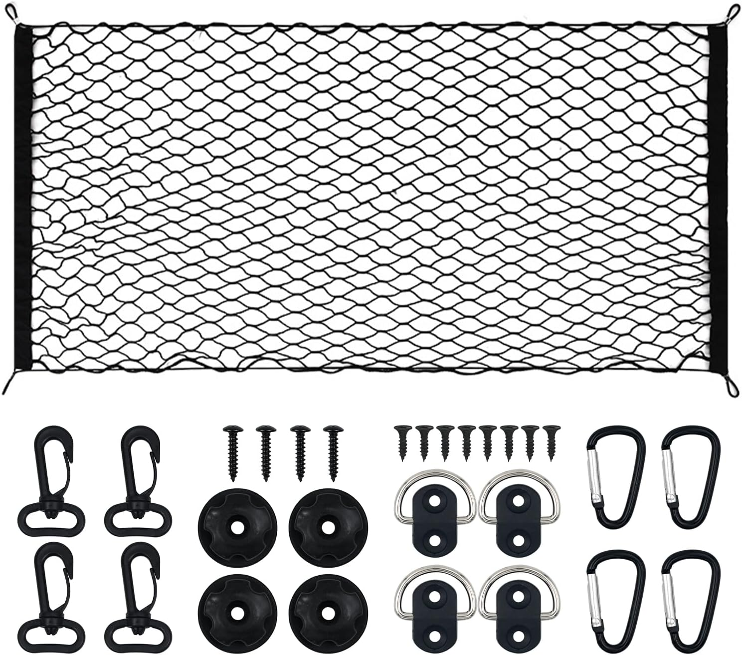 Trunk Storage Net Bag 110X 60CM Cm Elastic Storage Net Campervan Storage Storage