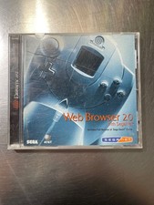 Web Browser 2.0 Sega Dreamcast With Case Booklet Used