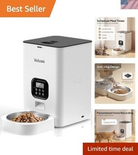 Timed Pet Feeder for Cats  Dogs - 4L Capacity with Programmable Meal Scheduling