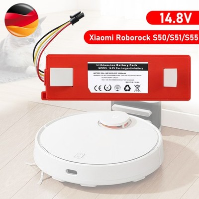 14,8V 5200mAh Li-ion Ersatzakku für Xiaomi Roborock S50 S51 S55 S5 S6 S7 Q7 Max
