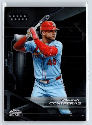 2026 Topps Chrome Black Willson Contreras St. Louis Cardinals 