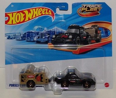 Hot Wheels Track Fleet ~ PORSCHE 911 OFF-ROADER ~ Black Diecast 2025 NEW