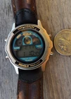 AQUA TIMEX  INDIGLO  NEW  BATTERY CHRONOGRAPH