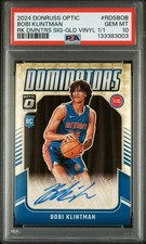 2024 PANINI DONRUSS OPTIC ROOKIE DOMINATORS SIGNATURES BOBI KLINTMAN 1/1 PSA 10