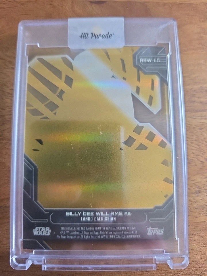 2024 Star Wars High Tek Lando Calrissian Billy Dee Williams Black And White Auto - Image 3 of 4