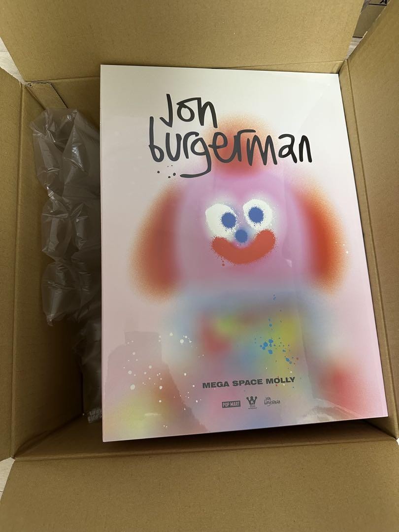 POP MART MEGA SPACE MOLLY 400% Jon Burgerman FIGURE TOY 【NEW