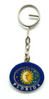 Vintage Florida Sun Moon Revolving Keychain Keyring — photo 2
