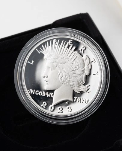 2023-S PEACE Proof Silver Dollar  San Francisco w/ OGP Box & COA  23XL - 984B