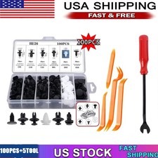 100pcs Universal Car Bumper Body Clips Door P...
