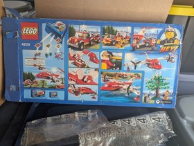 LEGO CITY Fire Plane 4209 Set 522 Pcs Complete Set Minifigures Box Instructions