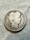 1905-O Barber Silver Quarter G Good Condition Nice Coin See Pics 7519