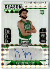 Panini Mosaic 2024-25 NBA RVT-ANT Anton Watson Rookie Season Ticket Auto 25/25