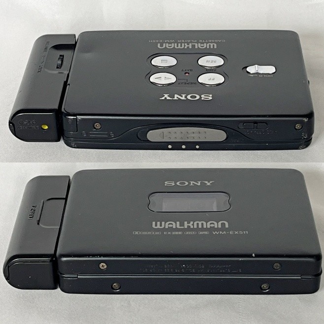SONY WM-EX511 1994 Black W/accessories Walkman Cassette Player MIJ