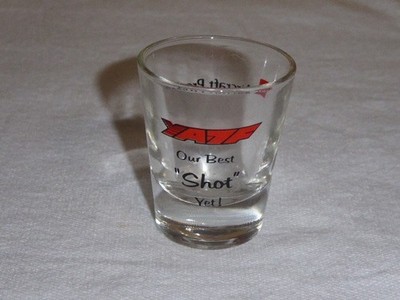 YA7F Shot Glass LTV Aircraft Our Best Shot Yet Nice Clean