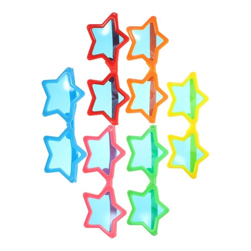 Lunettes De Soleil En Forme D'Étoile Pentagramme - Accessoire Fun Pour Fêtes Et Photomaton